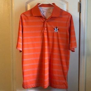 Antigua Houston Astros Dri-fit polo